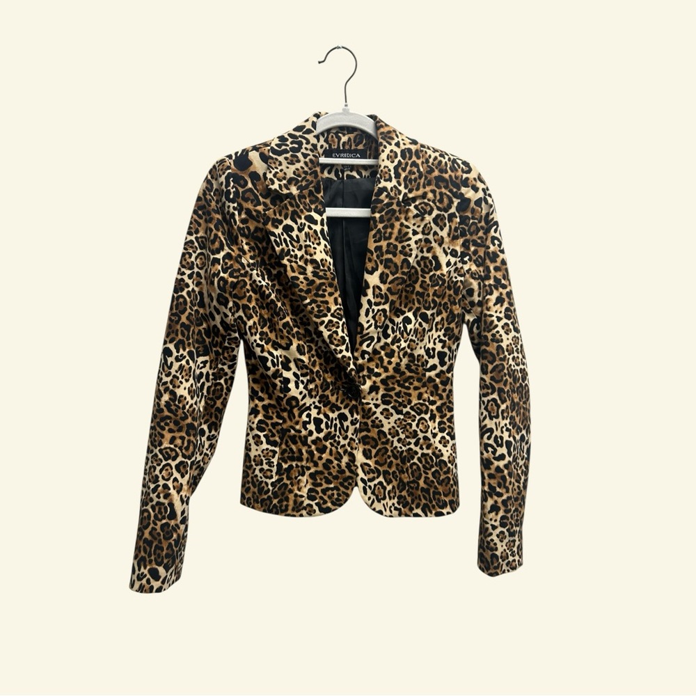 Leopard Print Women's Blazer